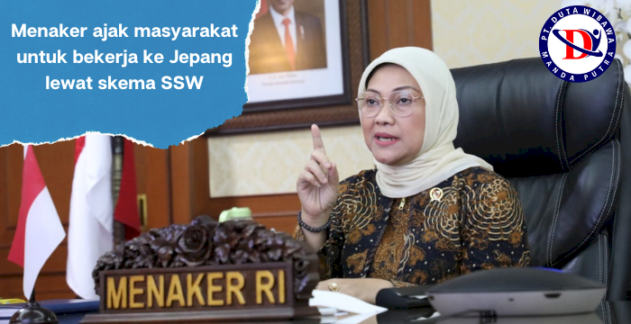 Kemnaker RI Ajak Masyarakat Untuk Bekerja Ke Jepang dengan Skema SSW melalui P3MI