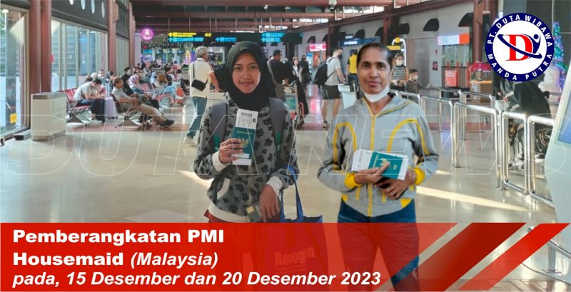 Pemberangkatan Housemaid Malaysia
