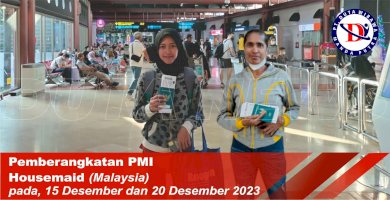Pemberangkatan Housemaid Malaysia